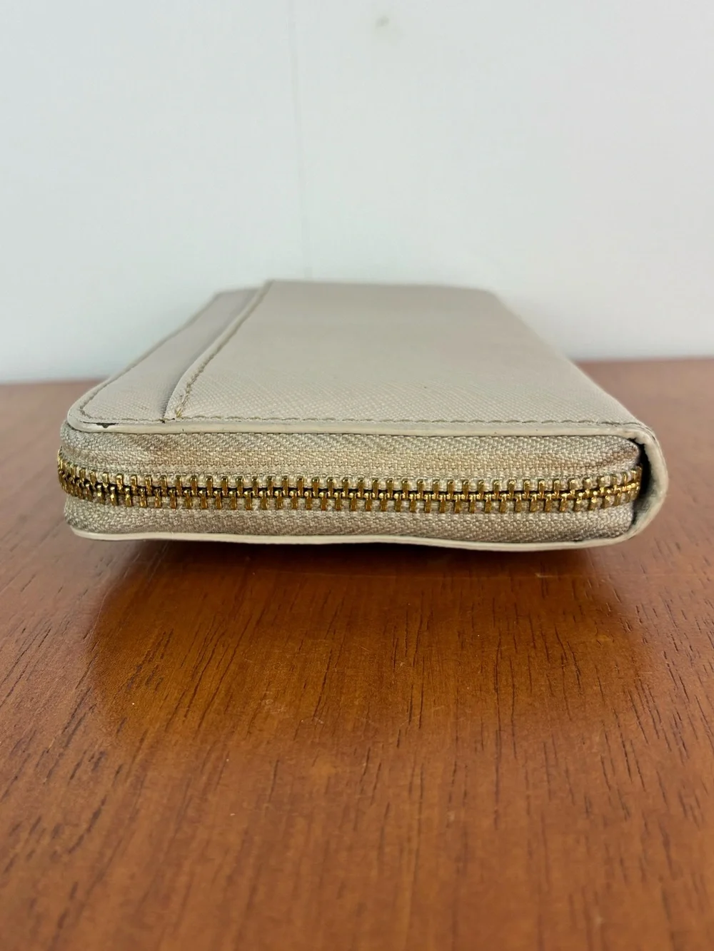 Kate Spade On Pointe Black White Swan Applique Lacey Zip Around Wallet